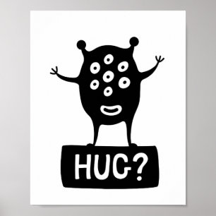 Poster abraço de aliens