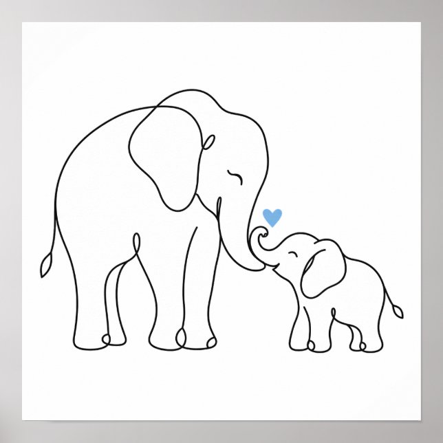 Poster Abraço de Elefante Suave (Frente)