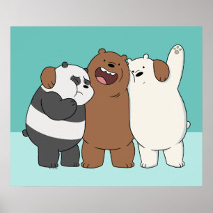 Poster Abraço do Grupo Bare Bears