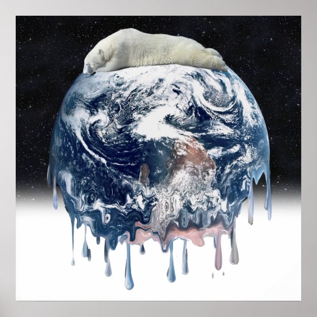Póster Abraço do Urso Polar da Terra (Frente)
