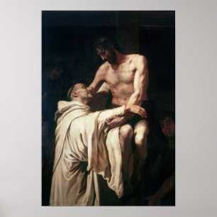 Póster Abraço St Bernard do cristo