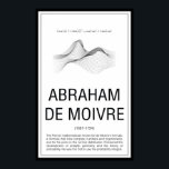 Poster Abraham De Moivre<br><div class="desc">Abraham De Moivre</div>