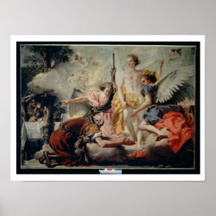 Póster Abraham e os três anjos