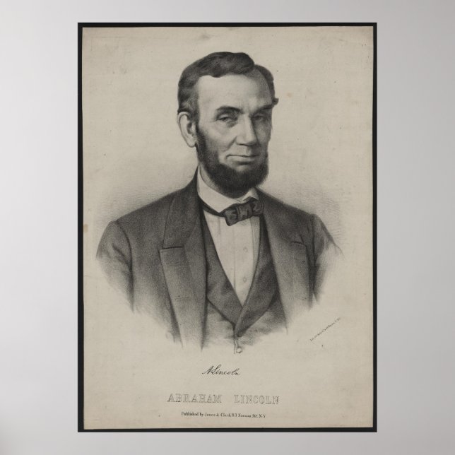 Poster Abraham Lincoln (Frente)
