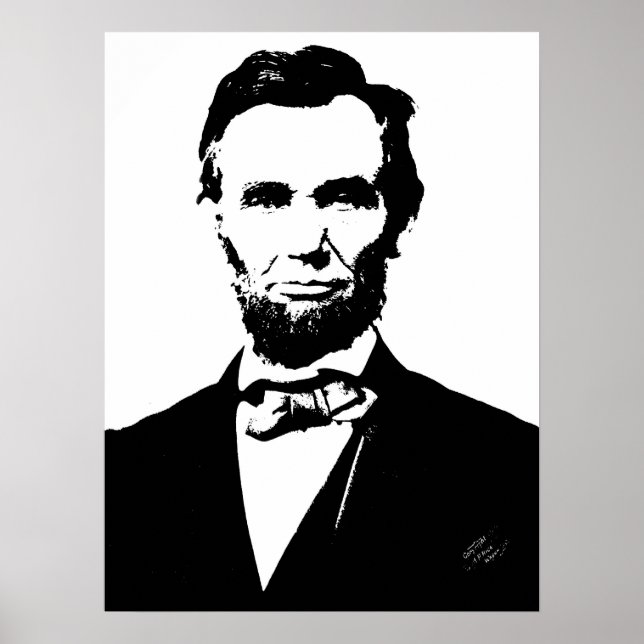 Póster Abraham Lincoln (Frente)