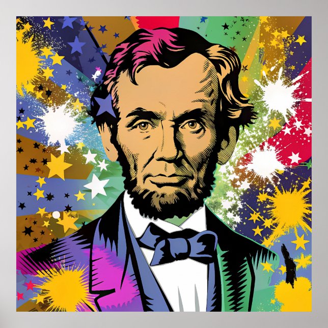 Poster Abraham Lincoln (Frente)