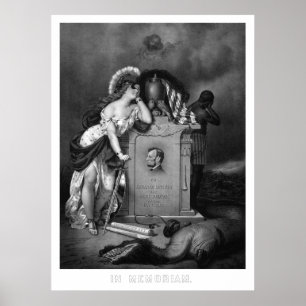 Poster Abraham Lincoln -- Em Memoriam