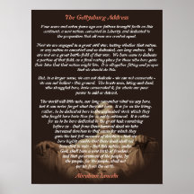 Abraham Lincoln - Endereço Gettysburg