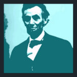 Póster Abraham Lincoln Pop Art<br><div class="desc">Pop Art Abe</div>