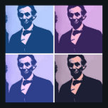 Poster Abraham Lincoln Pop Art<br><div class="desc">design pop</div>