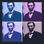 Poster Abraham Lincoln Pop Art<br><div class="desc">design pop</div>