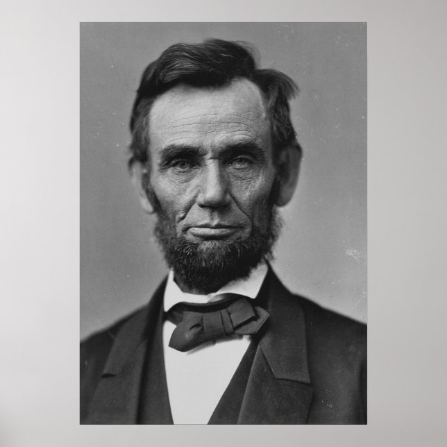 Poster Abraham Lincoln Portrait (Frente)