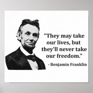 Póster Abraham Lincoln Troll Cote