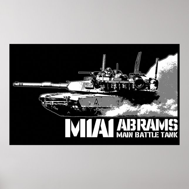 Poster Abrams M1 (Frente)