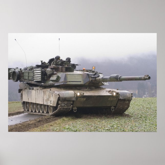 Póster Abrams M1A1 (Frente)