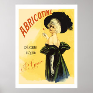 Póster Abricotine (anúncios franceses restaurados do