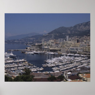 Póster Abrigue, Monte - Carlo, Riviera francês, d 3 da