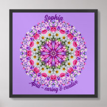 Abril Nascimento Flor Personalizado Quote Crianças