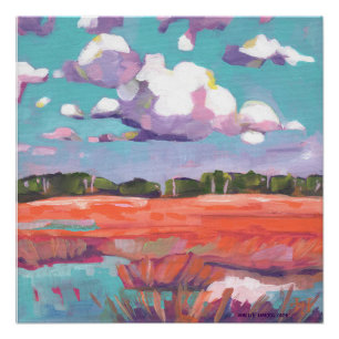 Póster Abrir a arte de campo