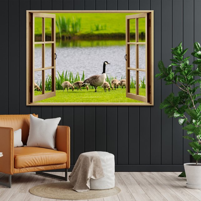 Póster Abrir Ganso da Mãe da Janela (Criador carregado)