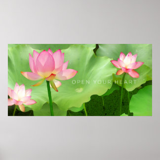 poster 'Abrir seu coração'