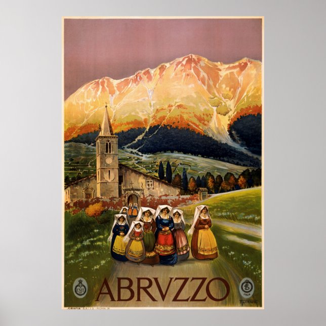 Poster Abruzzo (Frente)