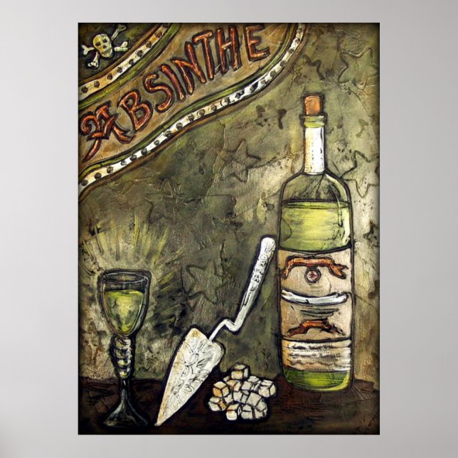 Póster Absinthe ~ A Fada Verde (Frente)