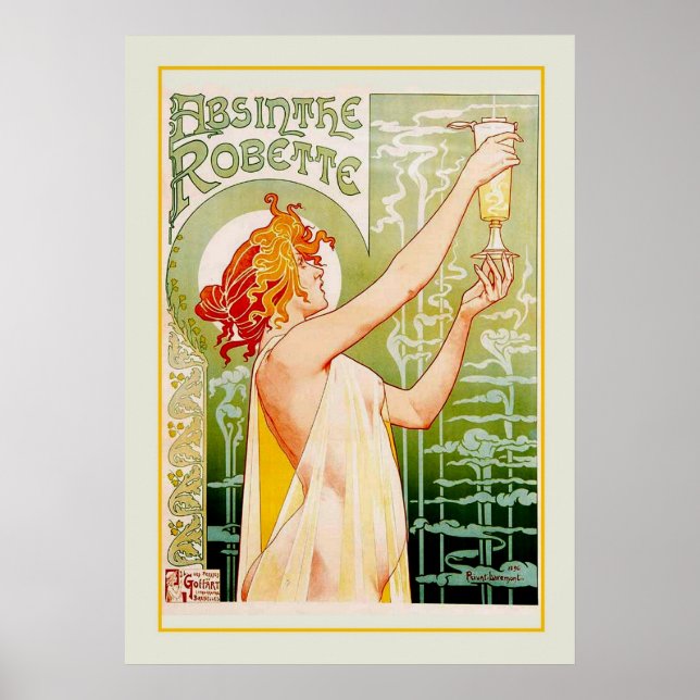 Poster Absinthe Anúncio (Frente)