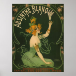 Poster Absinthe Blanoui