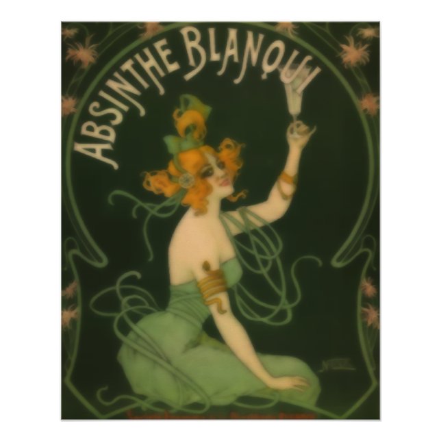 Póster Absinthe Blanoui Poster (Frente)