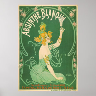 Poster Absinthe Blanqui
