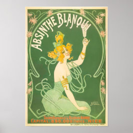 Poster Absinthe Blanqui Nover Fine Art