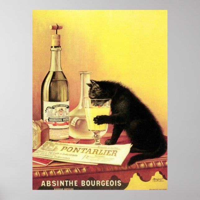 Poster Absinthe Bourgeois (Frente)