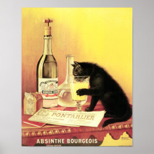 Póster Absinthe Bourgeois