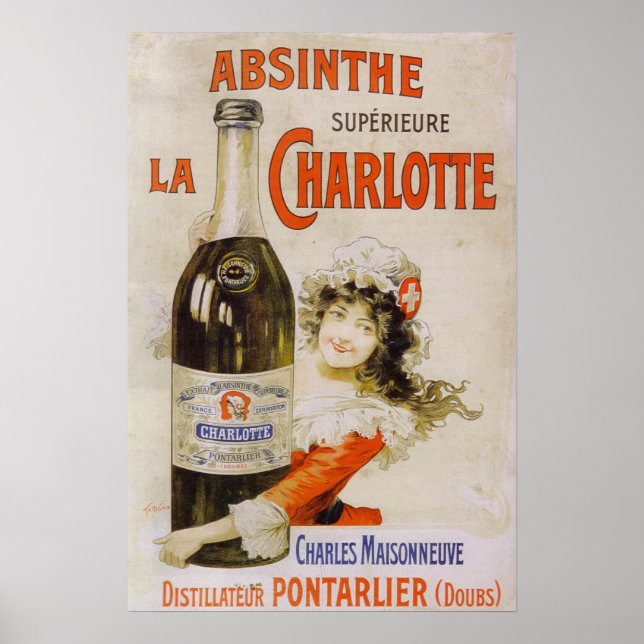 Poster Absinthe La Charlotte (Frente)