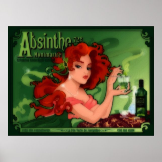 Poster Absinthe Montmartre (Frente)