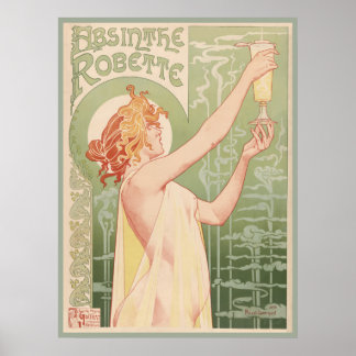 Póster Absinthe Robette