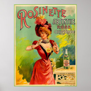 Póster Absinthe Rosinette