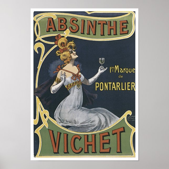 Póster Absinthe Vichet (Frente)