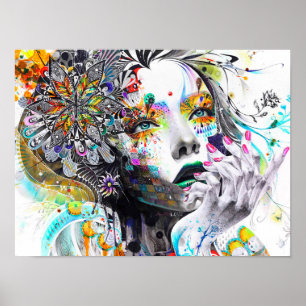 Póster Abstarct girl.