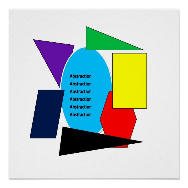 Póster Abstração Abstração (Frente)