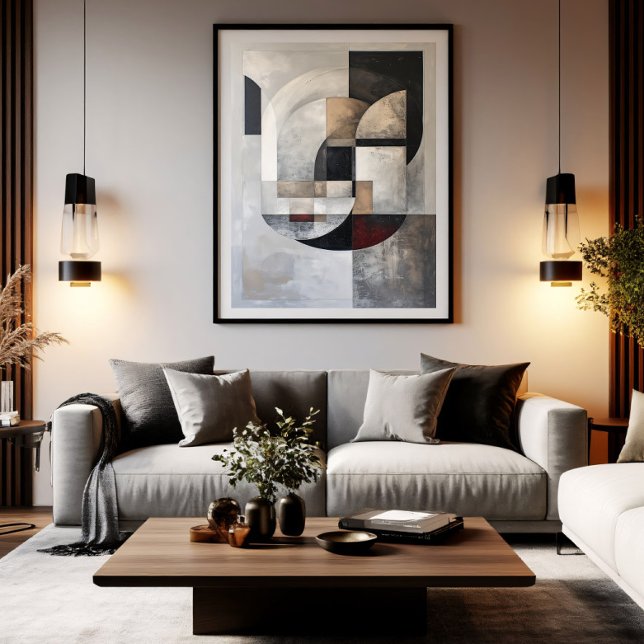 Poster Abstração Minimalista (Criador carregado)