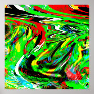 Póster abstracção torcida