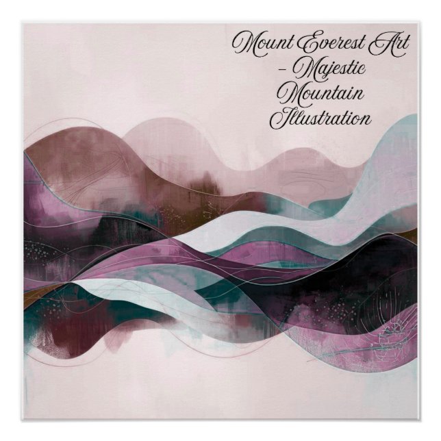 Póster Abstract Art Design | Modern Minimalist (Frente)