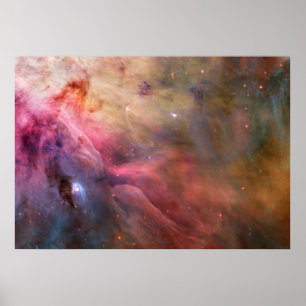 Póster Abstract Art Found in the Orion Nebula