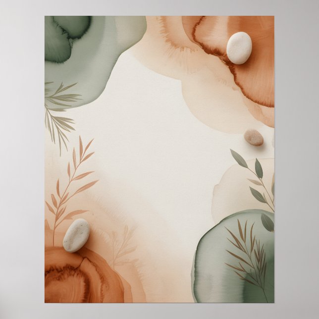 Poster Abstract Botanicals (Frente)