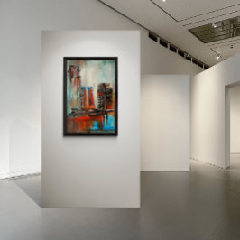 Póster Abstract Cityscape 