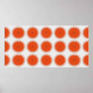 Poster Abstract geometric pattern with stripes, lines. A