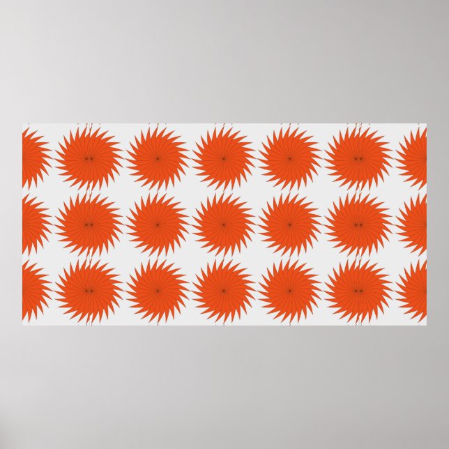 Poster Abstract geometric pattern with stripes, lines. A  (Frente)