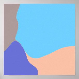 Poster Abstract Organic Shapes